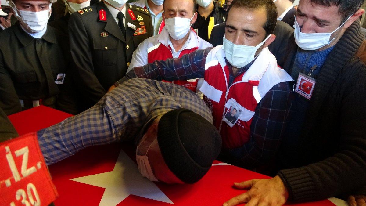 Şehit Yasin Özdamar’a veda