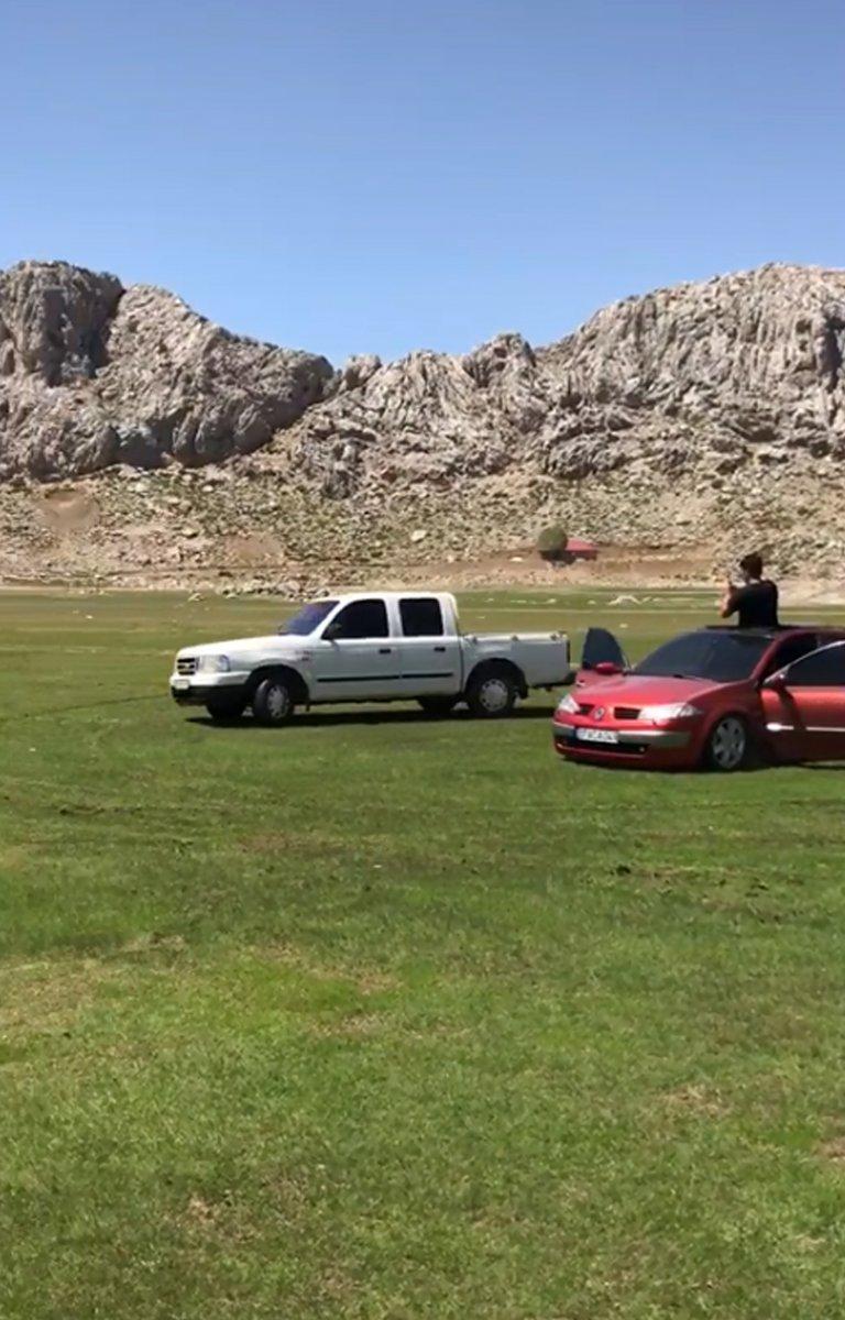 Antalya'da merada drifte para cezası