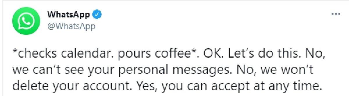 WhatsApp, gizlilik sözleşmesiyle ilgili yeni açıklama yaptı