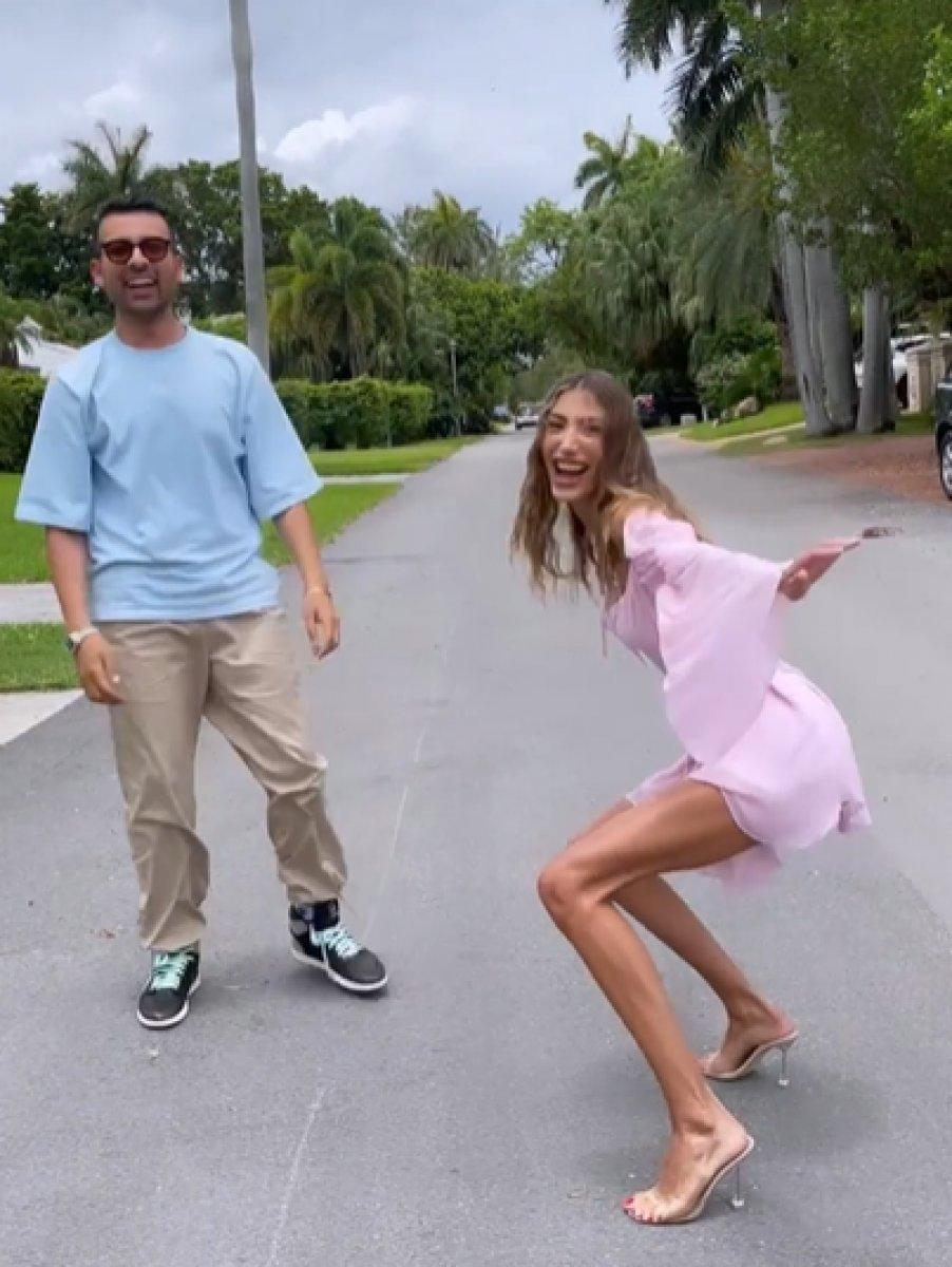 Şevval Şahin'den sokak dansı