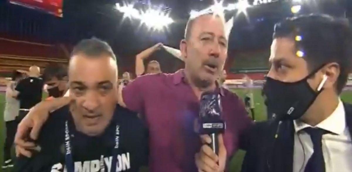 Sergen Yalçın'ın gözyaşları