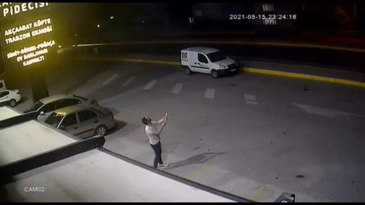 Kocaeli'de havai fişekli kutlamada korku dolu anlar