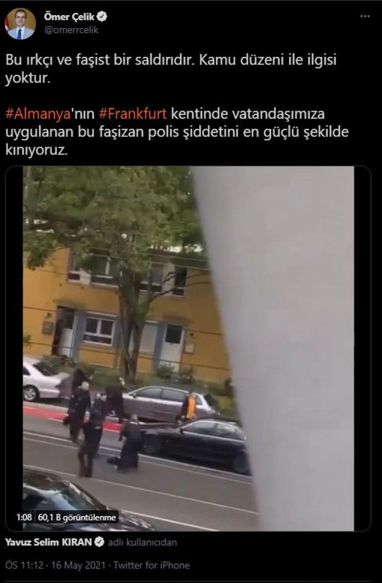 Ömer Çelik Almanya'daki saldırıyı ırkçı ve faşist olarak niteledi