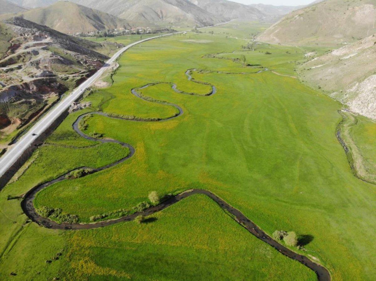 Bitlis'te menderesler görsel şölen sunuyor