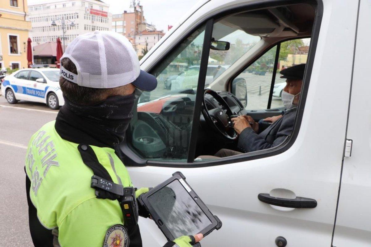 Samsun'da tam kapanma döneminde 4,3 milyon lira ceza kesildi