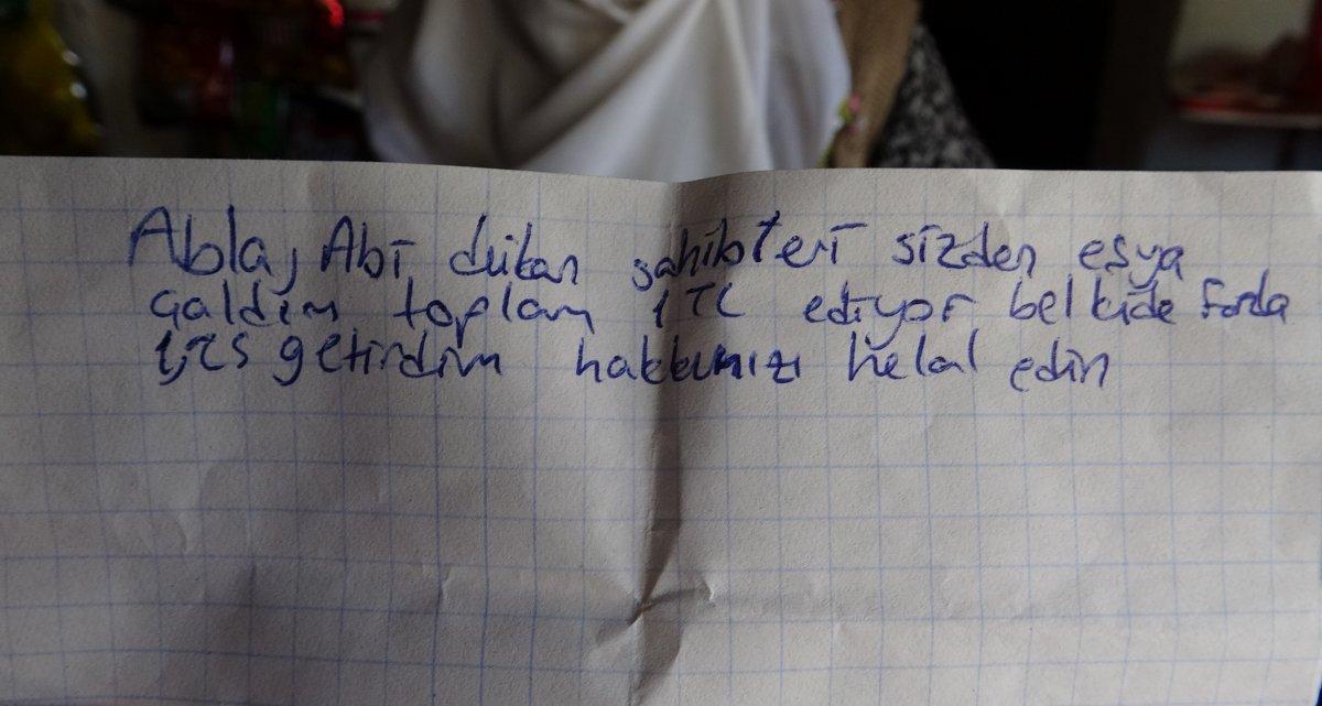 Van’da pişman olan hırsız, çaldıklarının parasını gönderdi