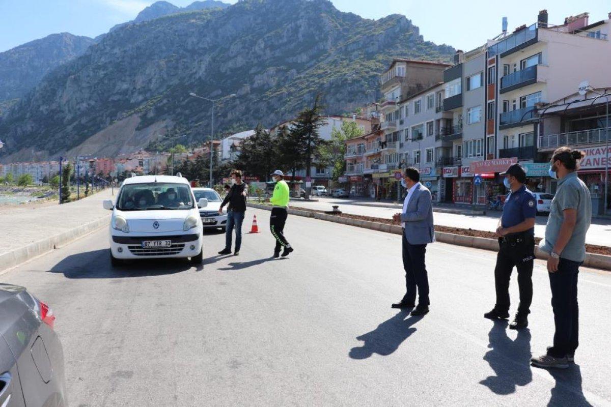 Eğirdir’de 49 bin 597 lira ceza kesildi