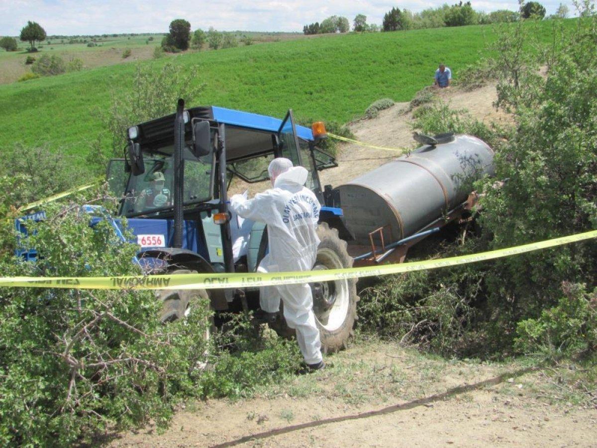 Tokat'ta traktör kabininde ölü olarak bulundu