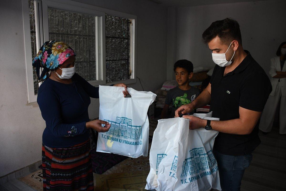 Adana’da 4 çocuğu ile sokakta kalan kadına devlet yardımı