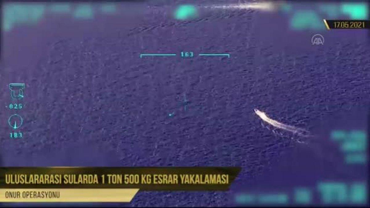 Suriye açıklarında 1,5 ton uyuşturucu madde ele geçirildi