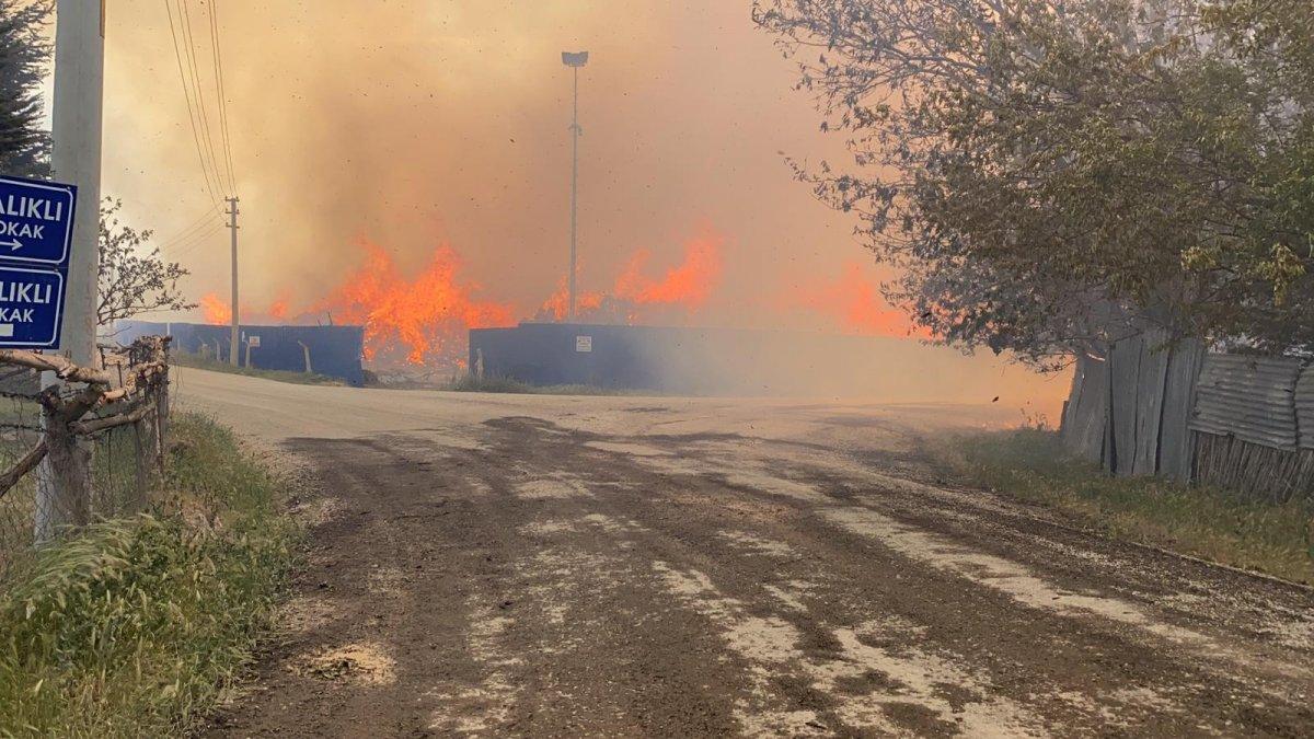 Afyonkarahisar’da enerji santralinde yangın