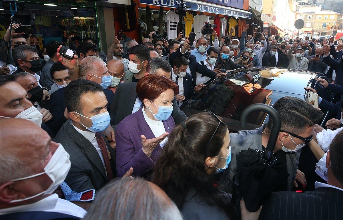 Meral Akşener, Rize Çayeli'nde protesto edildi
