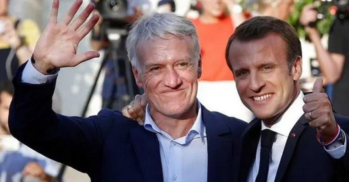 Macron, Benzema'yı yeniden milli takıma çağıran Deschamps'ı kutladı