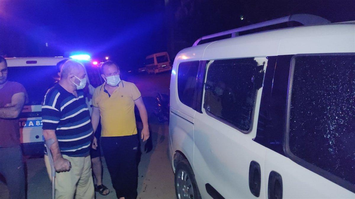 Bursa'da tartıştığı kişiyi ayağından vurdu