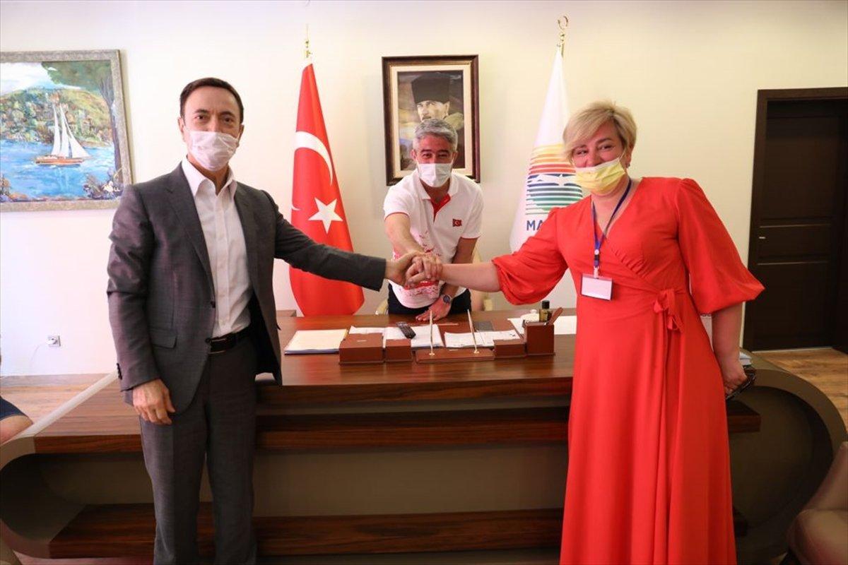 Ukraynalı yöneticiler ve acente temsilcileri Marmaris'i gezdi