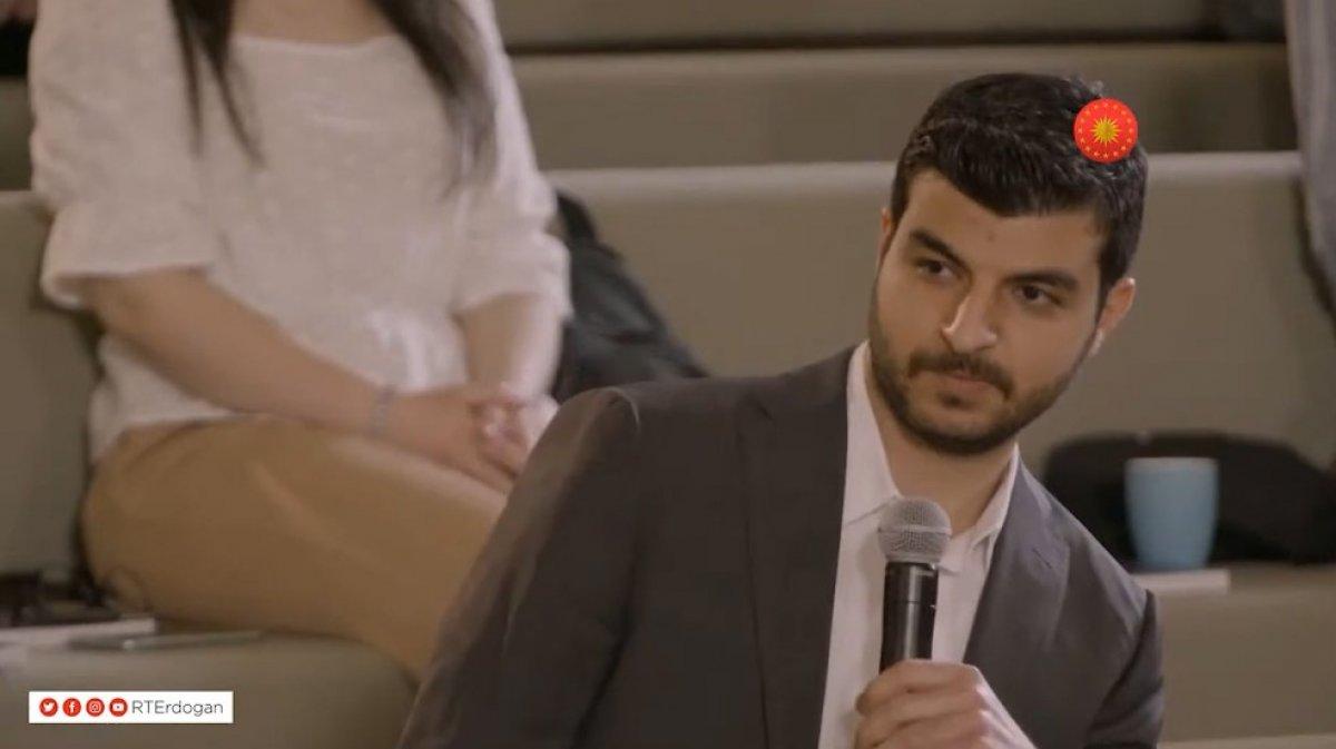 Cumhurbaşkanı Erdoğan'ın gençlerle renkli diyaloğu