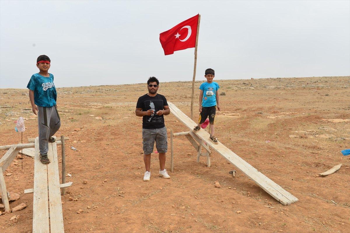 Şanlıurfa'da Survivor parkuru yapan çocuklar için proje hazırlandı