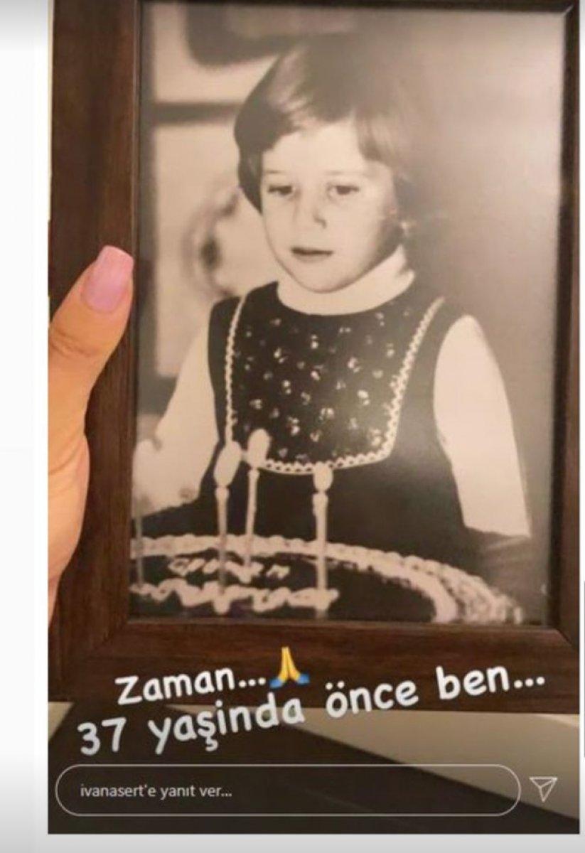 Ivana Sert çocukluk fotoğrafını paylaştı