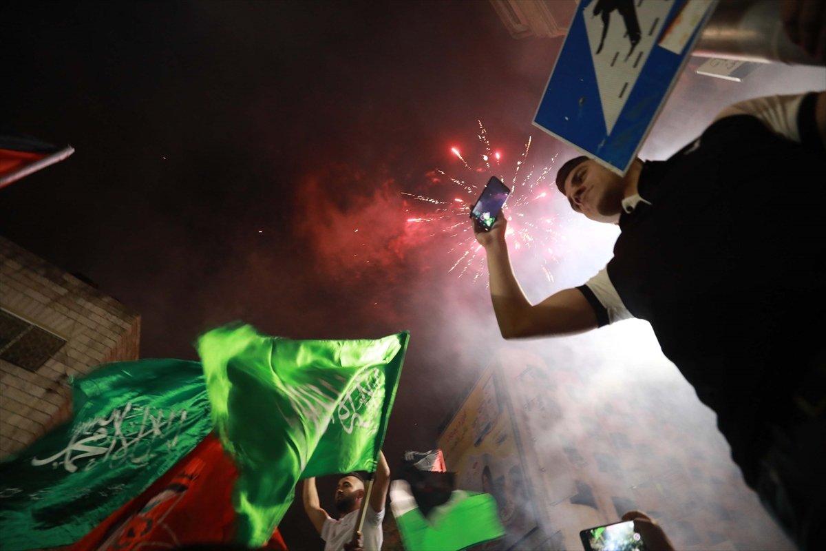 Gazze'de ateşkes kararı sevinçle karşılandı