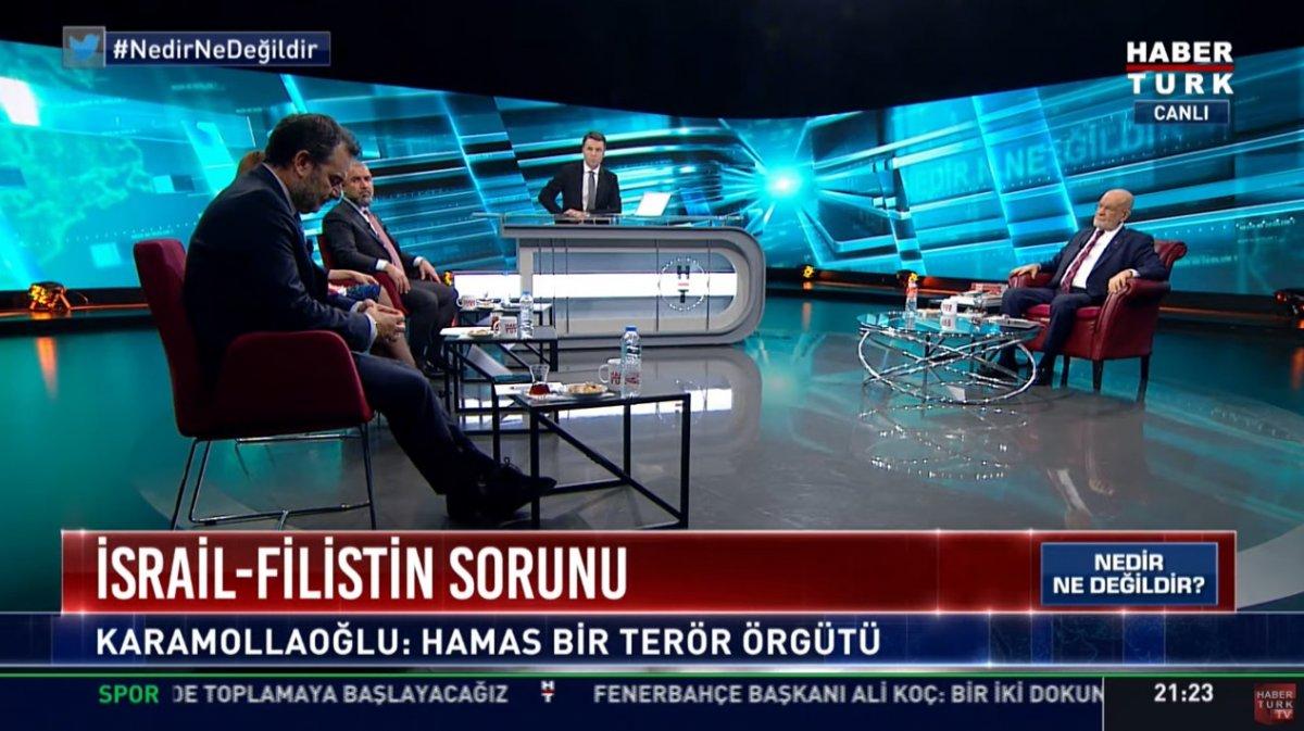 Habertürk'ün Hamas KJ'si Temel Karamollaoğlu'nu panikletti