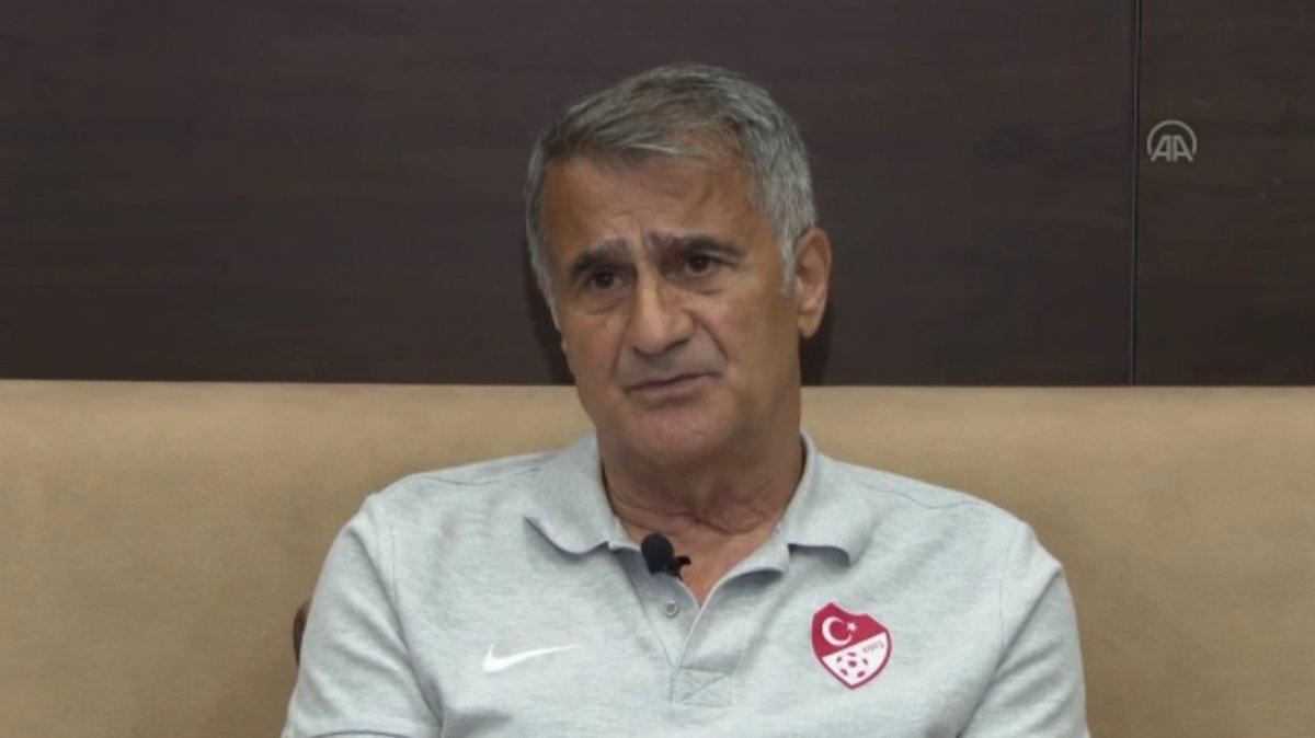 Şenol Güneş: İlk hedefimiz gruptan çıkmak