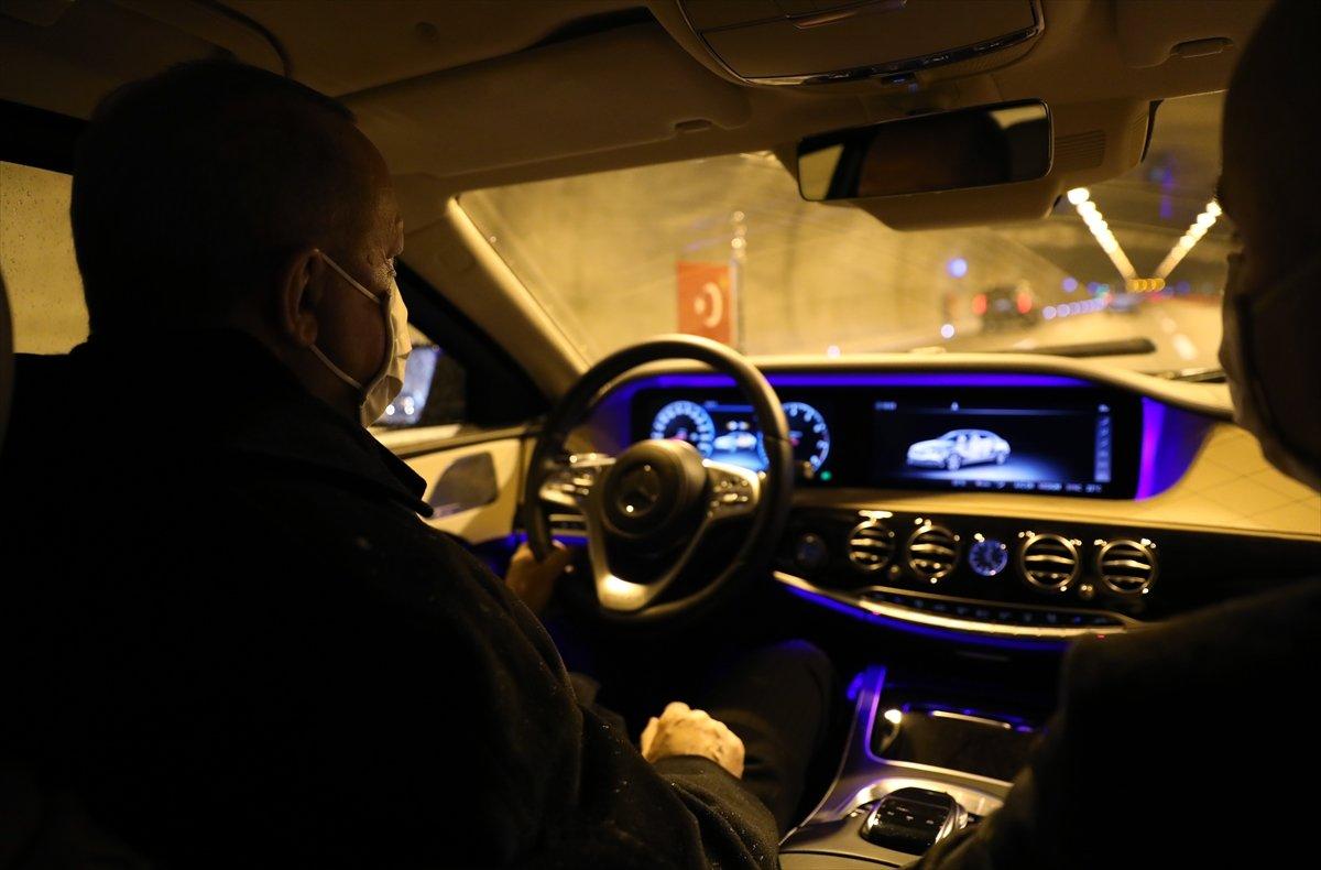 Cumhurbaşkanı Erdoğan, Kuzey Marmara Otoyolu'nda araç sürdü