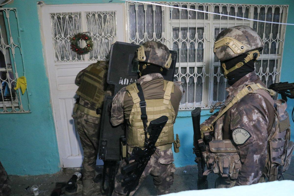 Adana'da organize suç örgütüne şafak vakti operasyonu