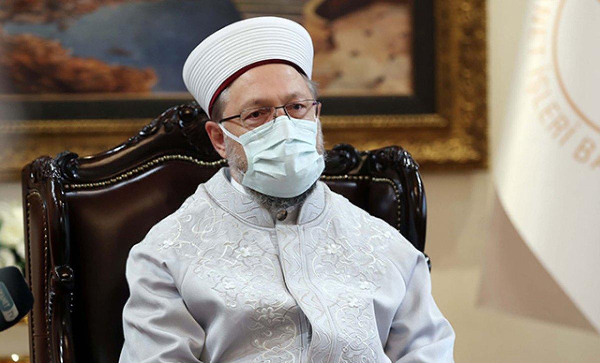 Diyanet İşleri Başkanı Erbaş: Gençler, Filistin davasını aklınızdan çıkarmayın