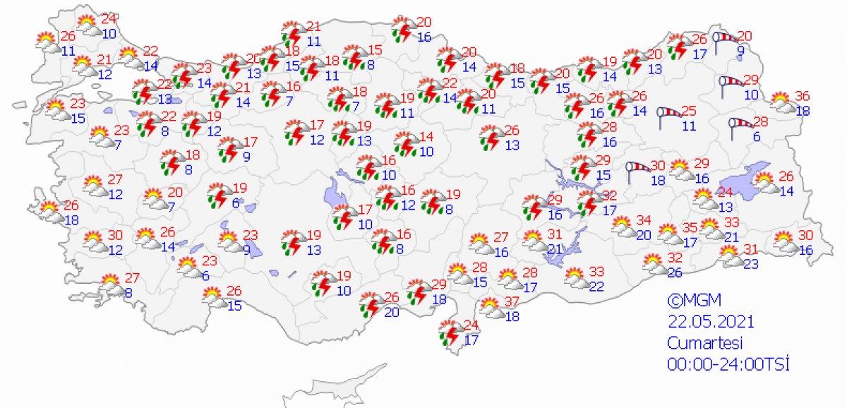 İstanbul için dolu uyarısı yapıldı