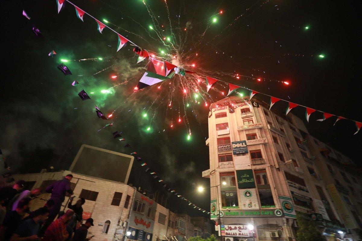 Gazze'de ateşkes kararı sevinçle karşılandı