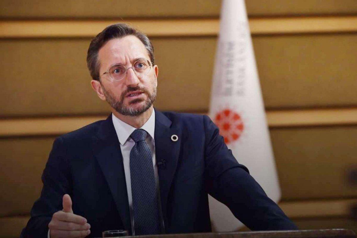 Fahrettin Altun: Tüm dünya İsrail'in işgal politikası için harekete geçmeli