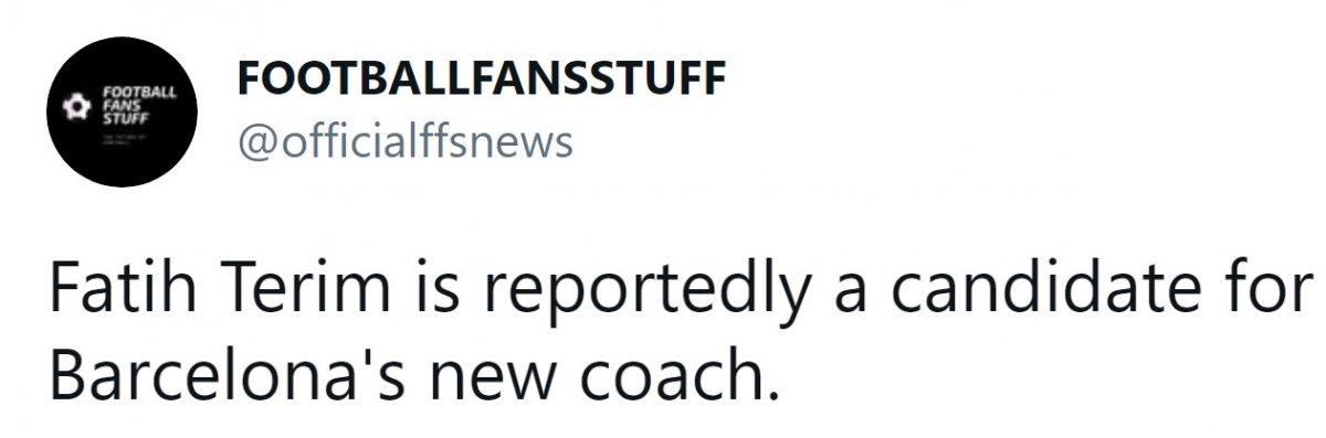 Endonezya basını: Barça Fatih Terim'le ilgileniyor