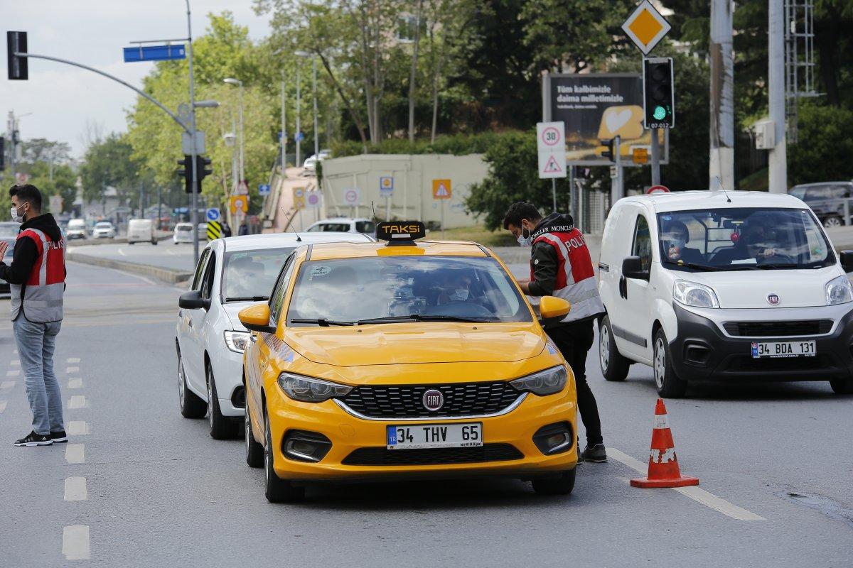 Beşiktaş'ta kısıtlama denetimi