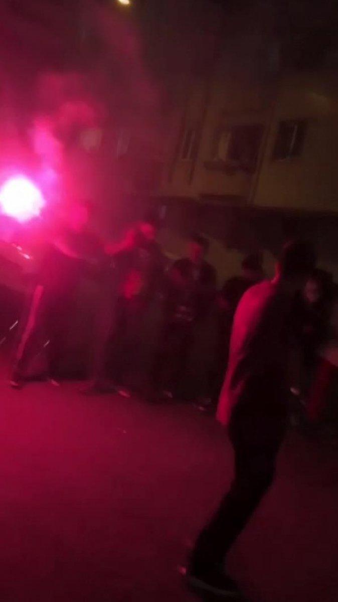 İstanbul'da kısıtlamaya rağmen asker eğlencesi