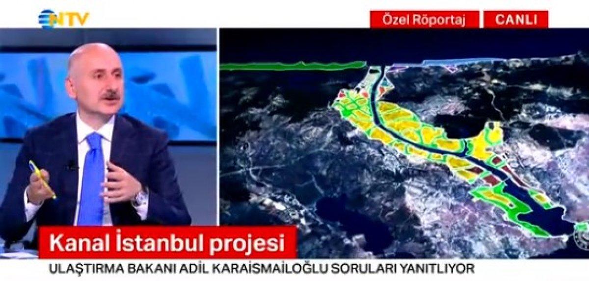 Adil Karaismailoğlu Kanal İstanbul'un nasıl gözükeceğini ilk kez paylaştı