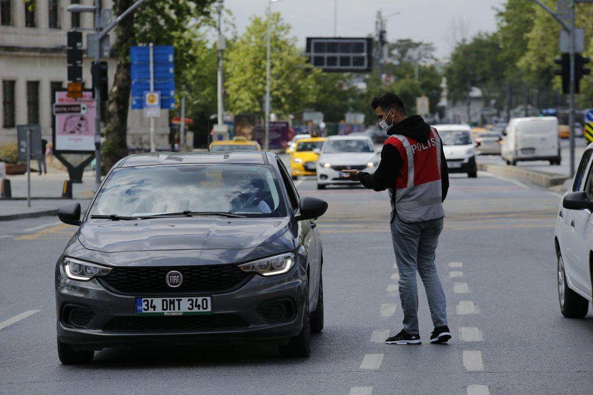 Beşiktaş'ta kısıtlama denetimi