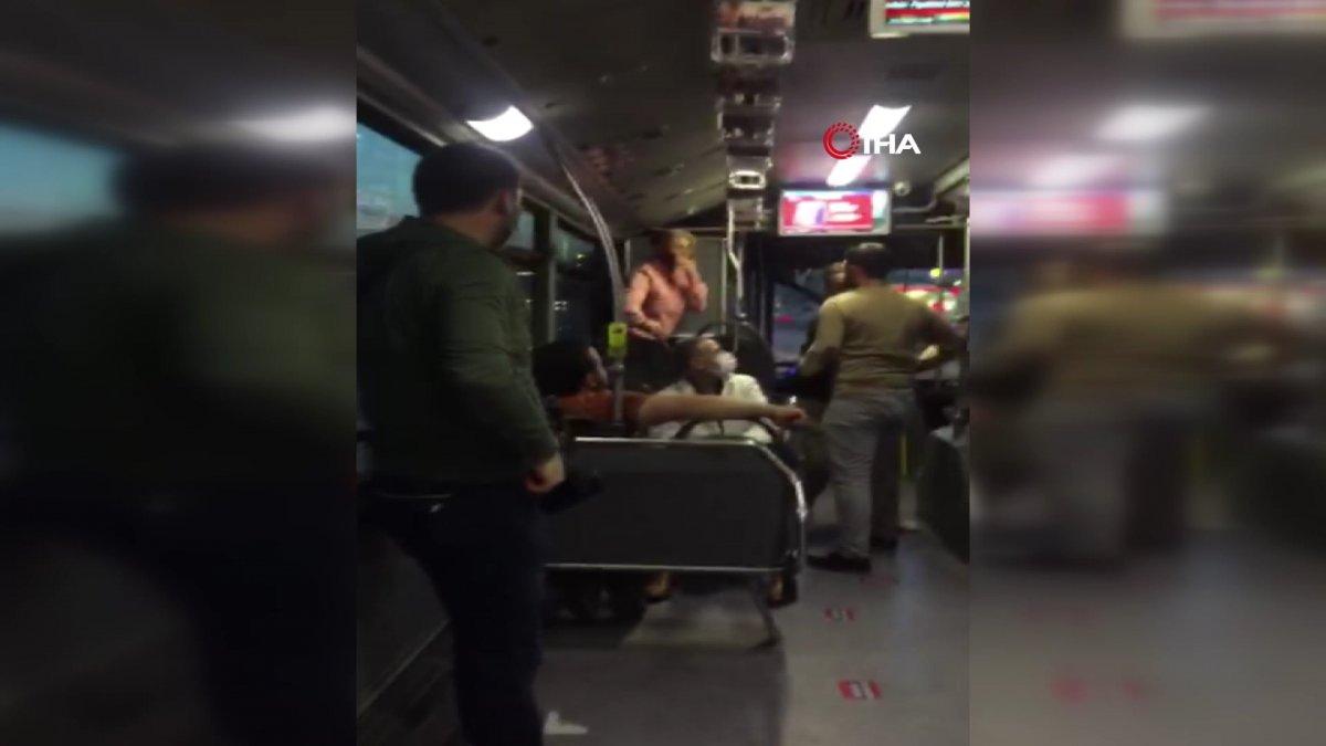 İstanbul'da metrobüste, 'bacak bacak üstüne attın' kavgası çıktı