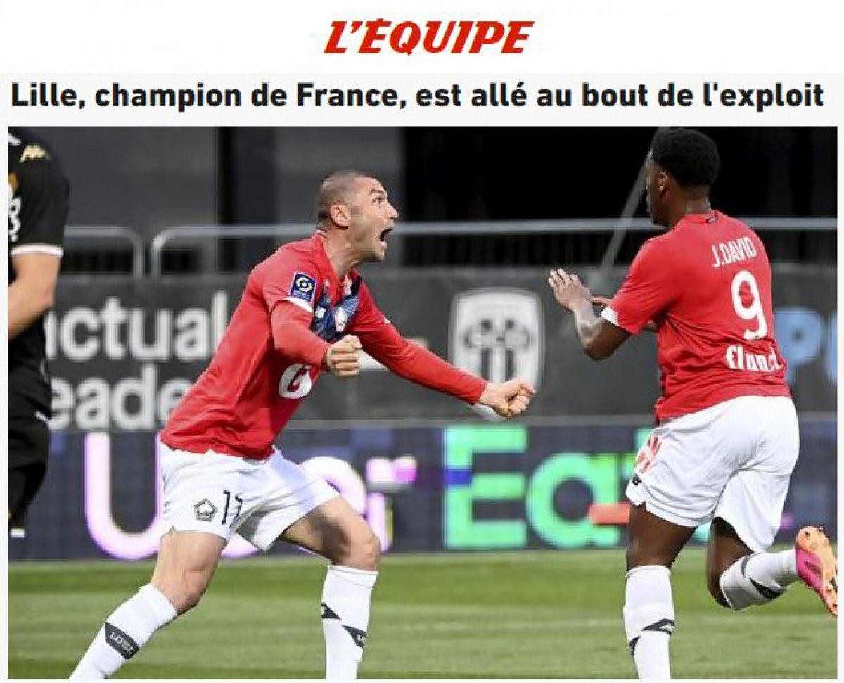 Burak Yılmaz, Fransa'da manşetlerde