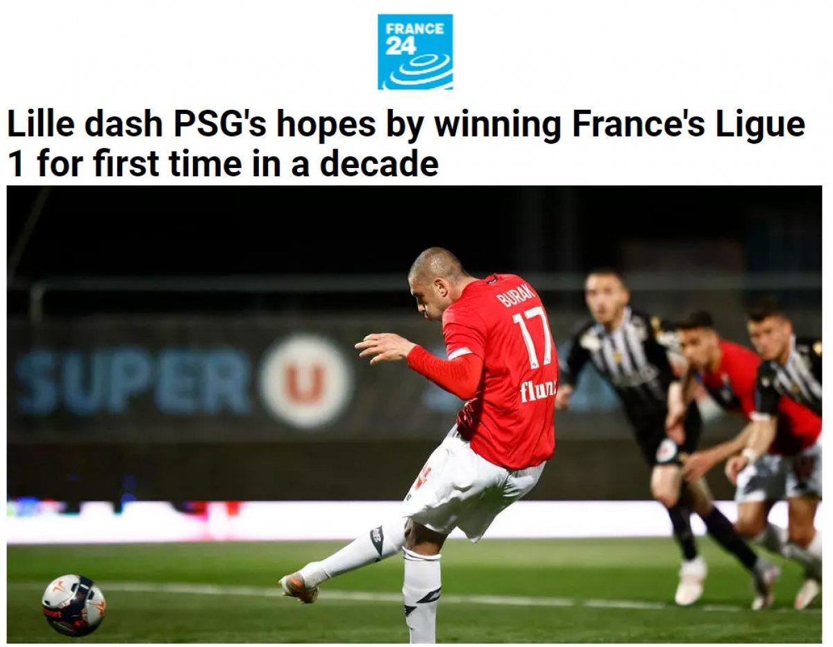 Burak Yılmaz, Fransa'da manşetlerde