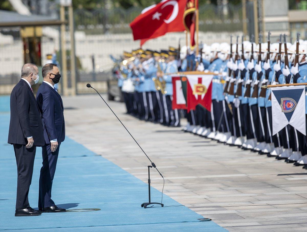 Polonya Cumhurbaşkanı Duda, Ankara'da