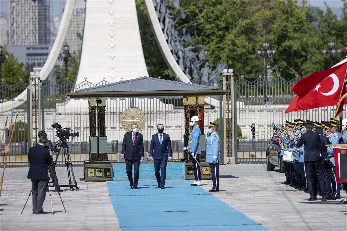 Polonya Cumhurbaşkanı Duda, Ankara'da