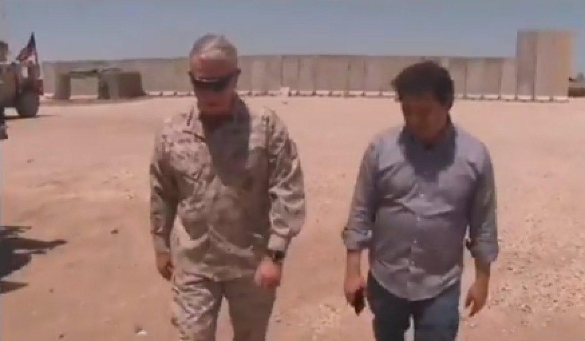 ABD'li komutanlardan terör örgütü YPG'ye ziyaret