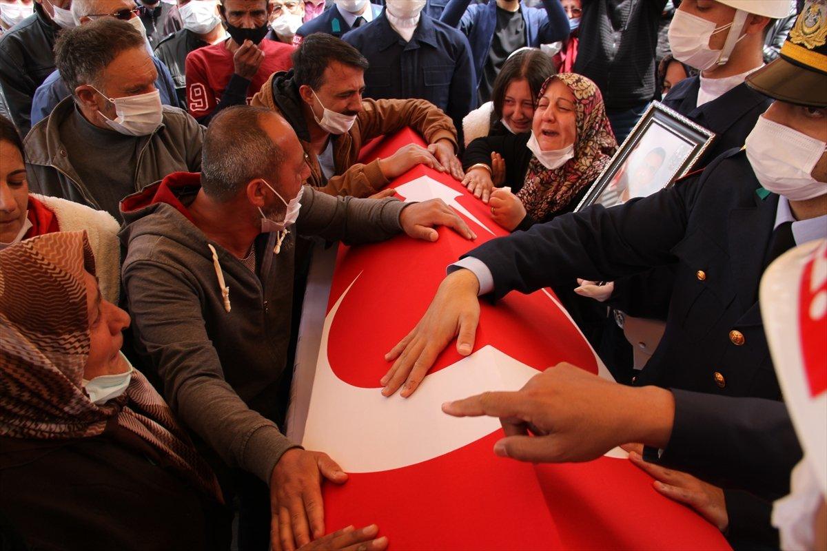 Irak şehidi Eyyüp Gergin'e veda