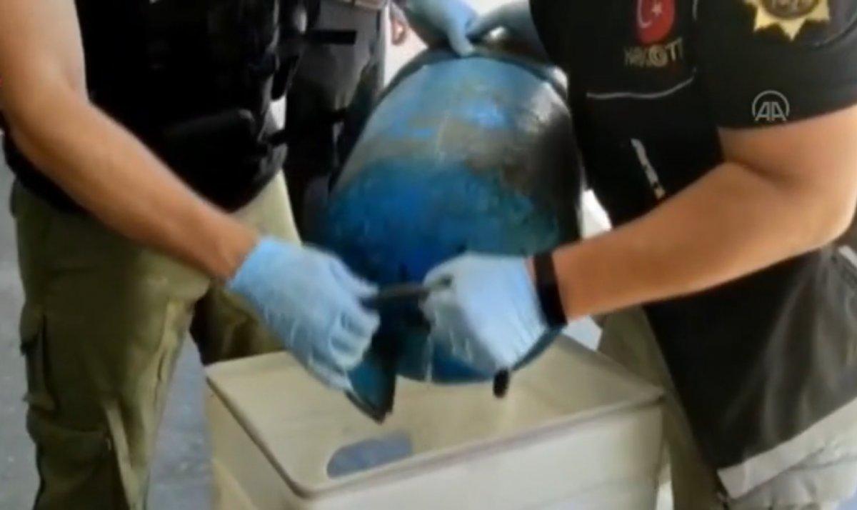 Kocaeli’de mutfak tüpünün içinden metamfetamin çıktı