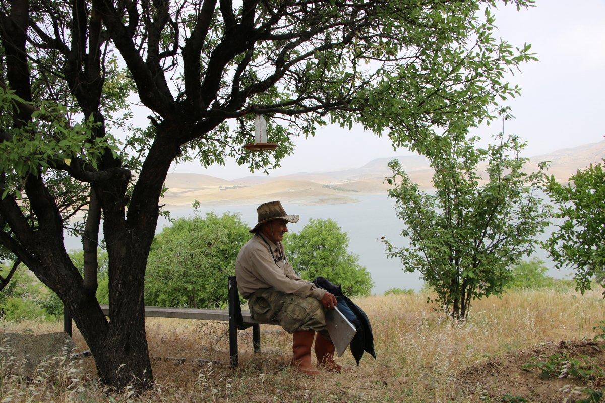 Tunceli'de Robinson Dede adasına kavuştu