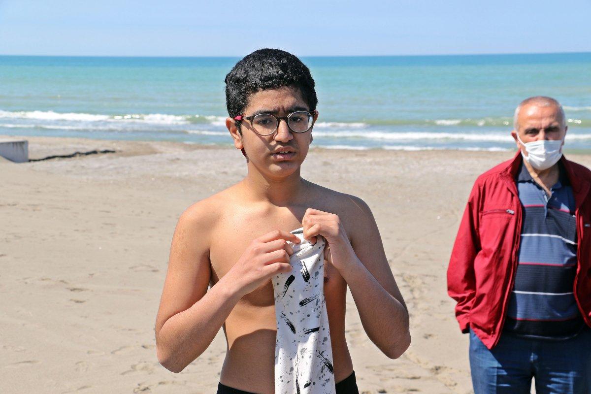 Samsun'da boğulma tehlikesi geçiren çocuk kurtarıldı