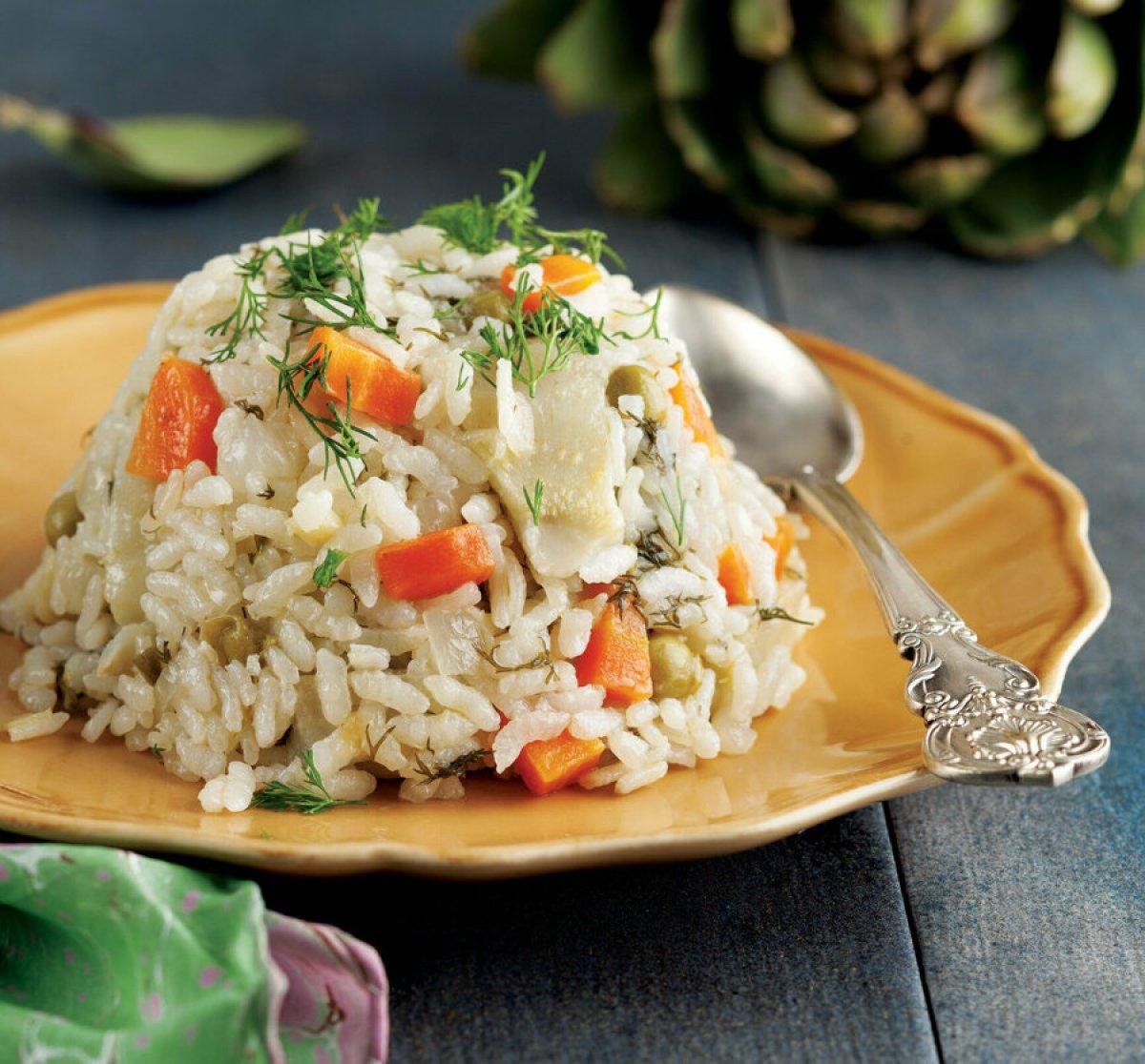 Mevsimi gelmişken: Enginarlı pilav tarifi