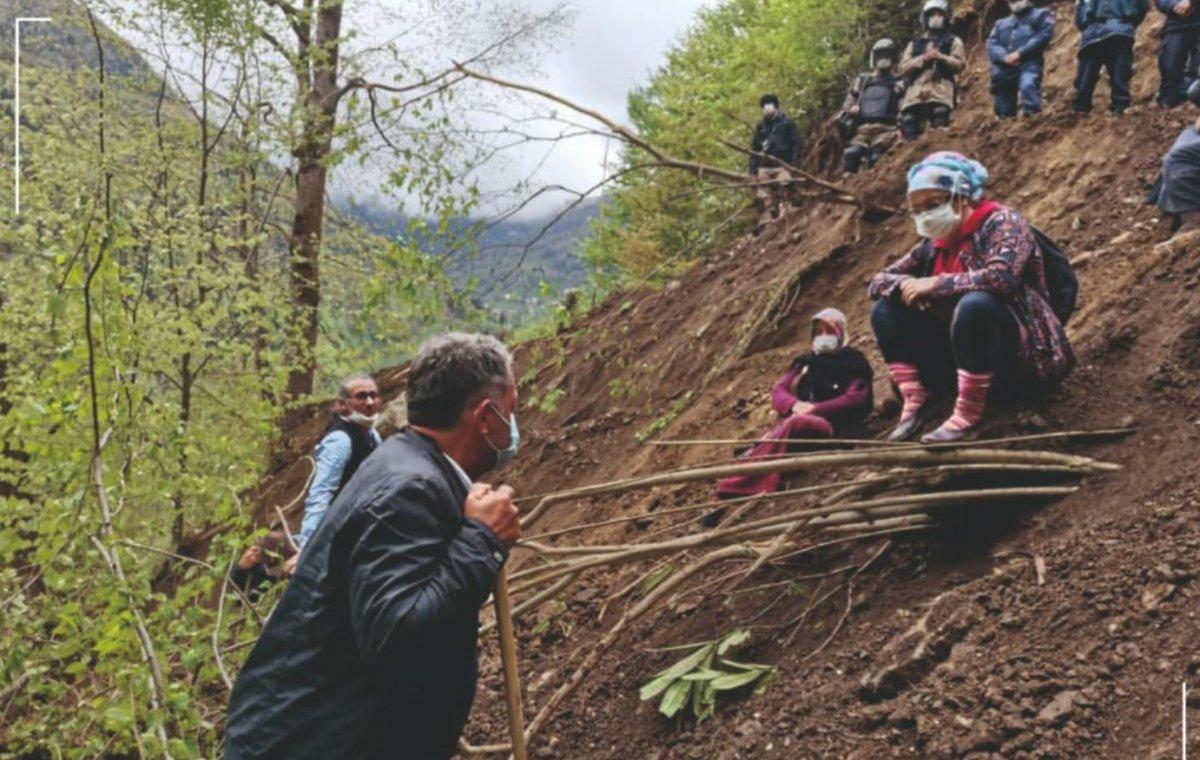 Rize’de İkizdere taş ocağını protesto eden 34 kişiye adli işlem uygulandı