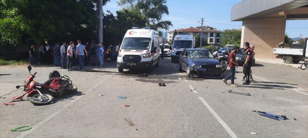Düzce'de trafik kazası: 1 yaralı