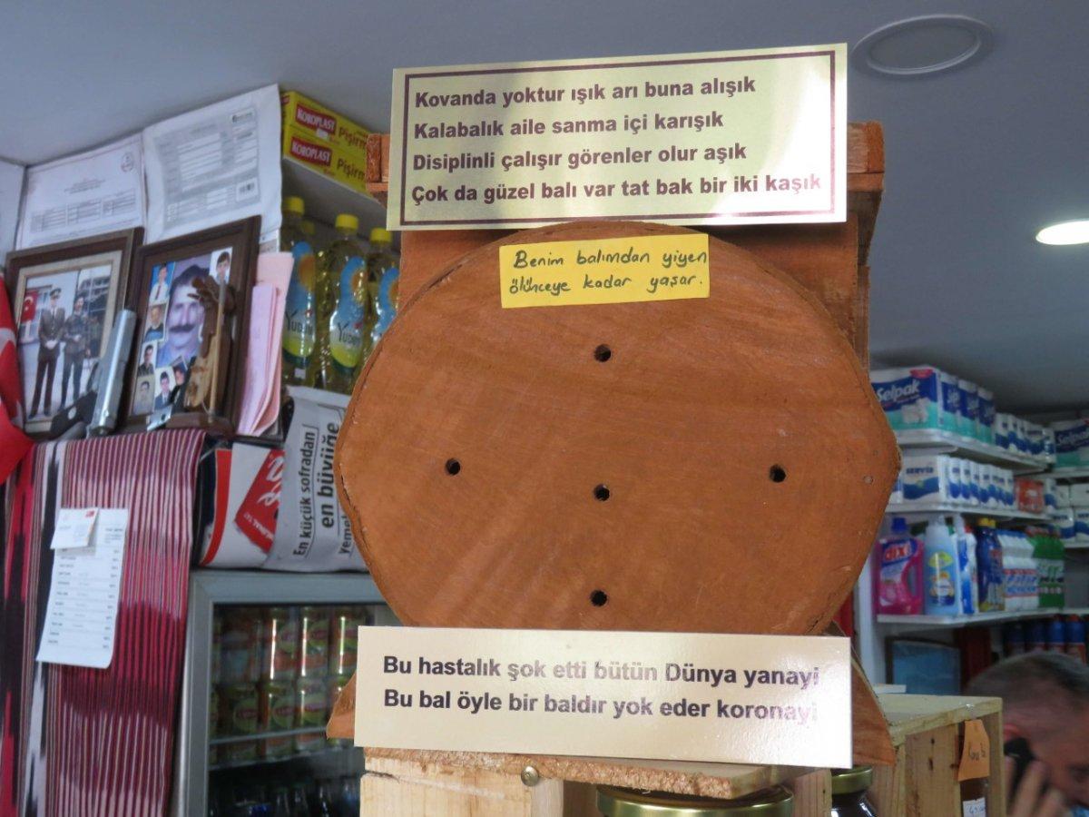 Rizeli bakkal, Kadıköy’ün ortasında arı kovanı kurdu